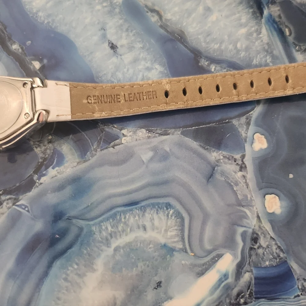 Ecclissi Sterling Silver 925 Case Leather Band